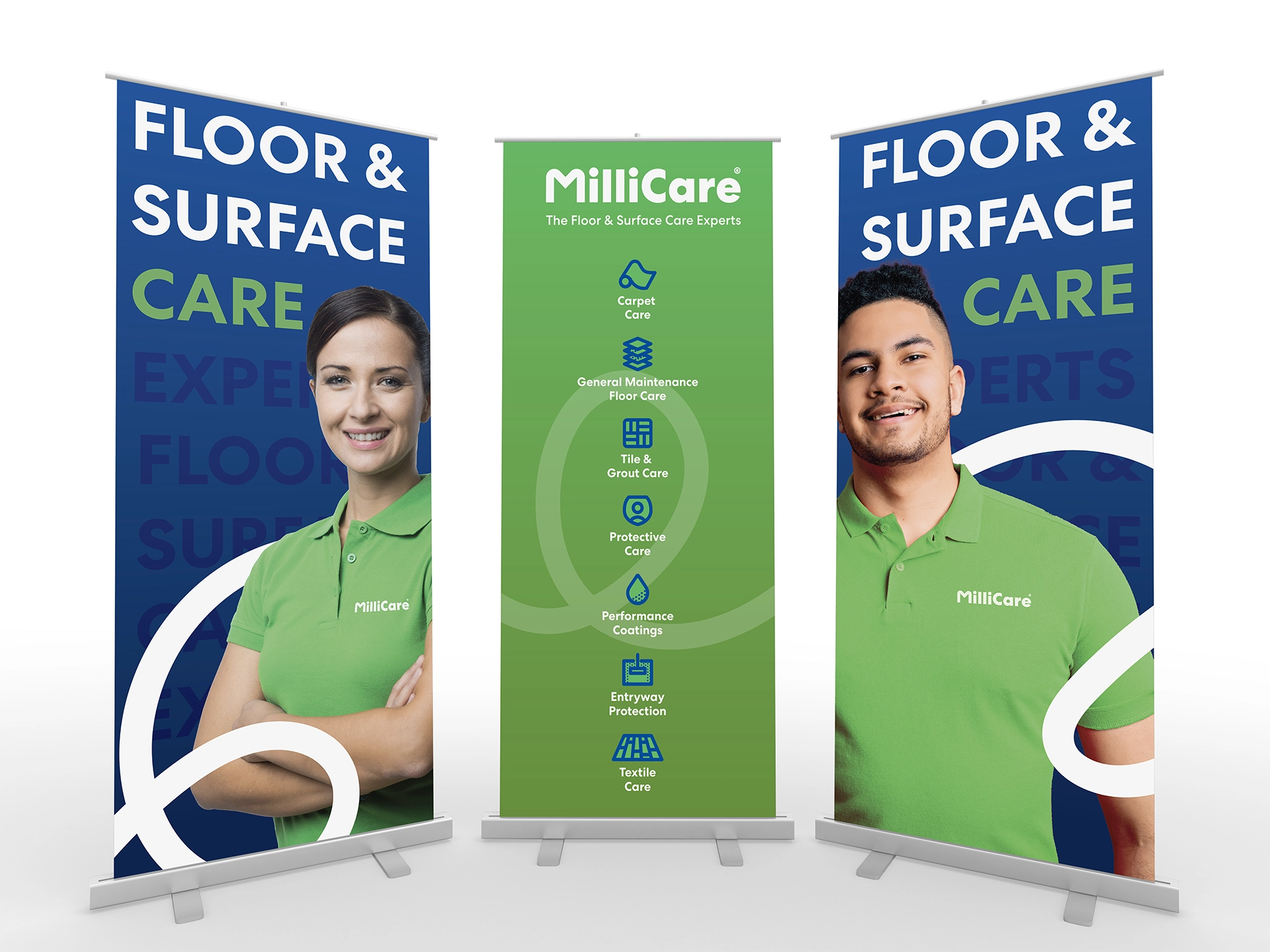 Millicare Pull Up Banners